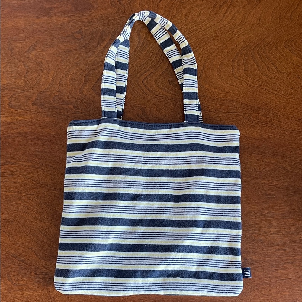 Vintage Blue, Yellow, and White Purse/Bag